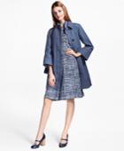 Brooks Brothers Women's Water-repellent Stretch-cotton Swing Coat