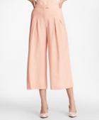 Brooks Brothers Linen-blend Dupioni Palazzo Pants