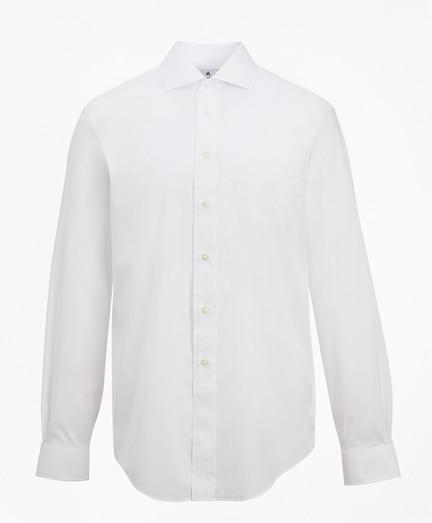 Brooks Brothers Madison Classic-fit Dress Shirt, Performance Non-iron With Coolmax, English Spread Collar Broadcloth