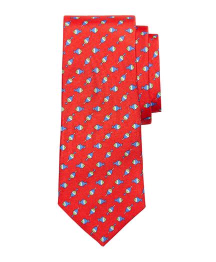 Brooks Brothers Fish Print Tie