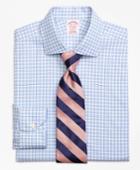 Brooks Brothers Men's Non-iron Regular Fit Bold Shadow Check Dress Shirt