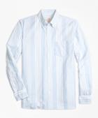 Brooks Brothers Awning-stripe Supima Cotton Oxford Sport Shirt