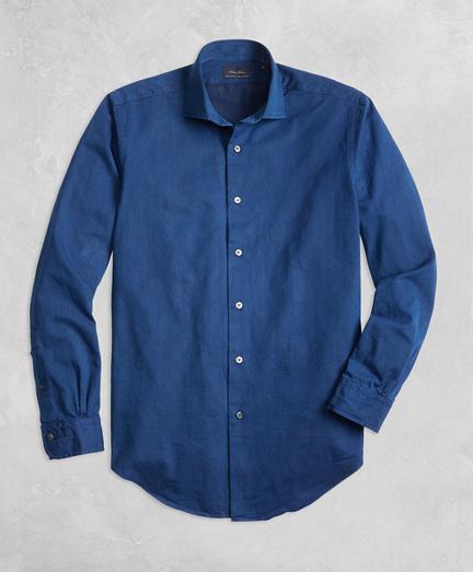 Brooks Brothers Golden Fleece Regent Fit Indigo Sport Shirt