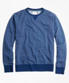 Brooks Brothers Dobby-dot French Terry Sweatshirt