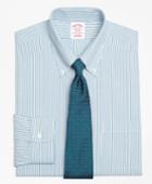 Brooks Brothers Men's Regular Fit Classic-fit Dress Shirt, Non-iron Framed Double Stripe