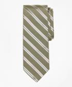 Brooks Brothers Men's Mogador Two-tone Alternating Split Stripe Tie