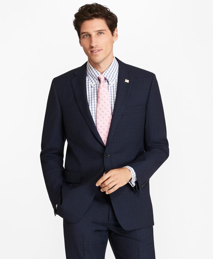 Brooks Brothers Men's Regent Fit  Textured Weave 1818 Suit