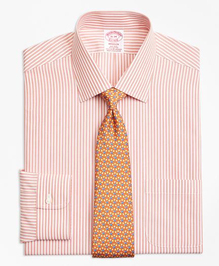 Brooks Brothers Stripe Stretch Madison Classic-fit Dress Shirt, Non-iron Music