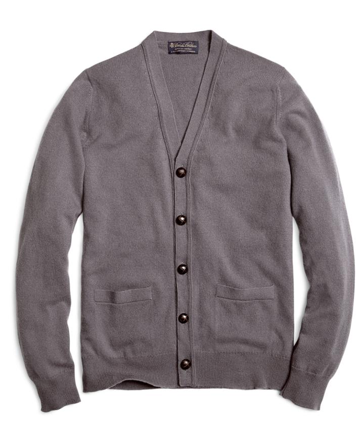 Brooks Brothers Men's Cashmere Button-front Cardigan