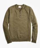 Brooks Brothers Cotton-linen Henley Sweater
