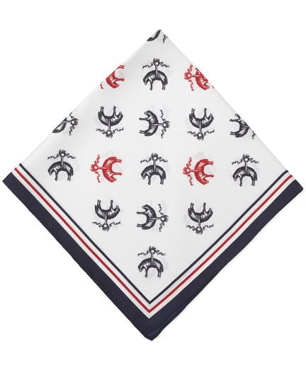 Brooks Brothers Black Fleece Silk Pocket Square