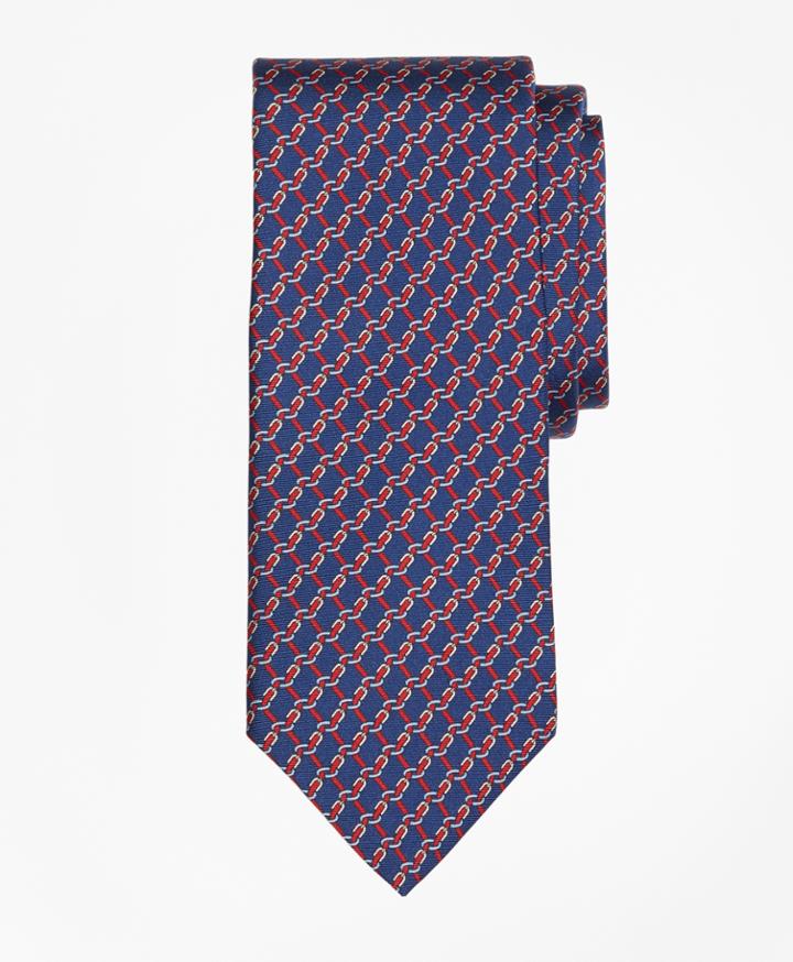 Brooks Brothers Men's Buckle Link Print Tie