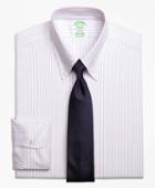 Brooks Brothers Milano Fit Original Polo Button-down Alternating Bengal Stripe Dress Shirt