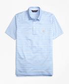 Brooks Brothers Slim Fit Self-collar Stripe Polo Shirt