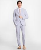 Brooks Brothers Men's Milano Fit Stripe Seersucker Suit