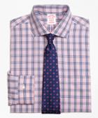 Brooks Brothers Non-iron Madison Fit Bb#10 Glen Plaid Dress Shirt