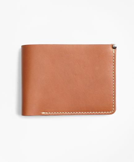 Brooks Brothers Cognac Leather Wallet