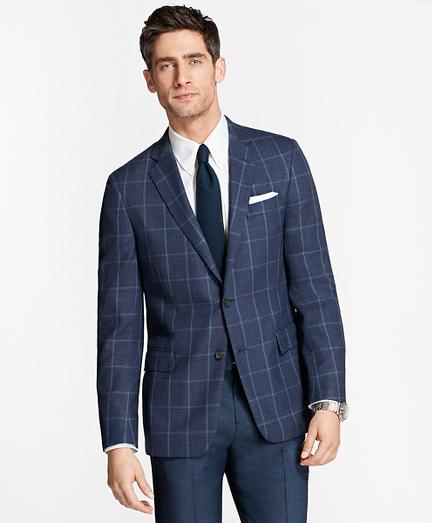 Brooks Brothers Regent Fit Hopsack Windowpane Sport Coat