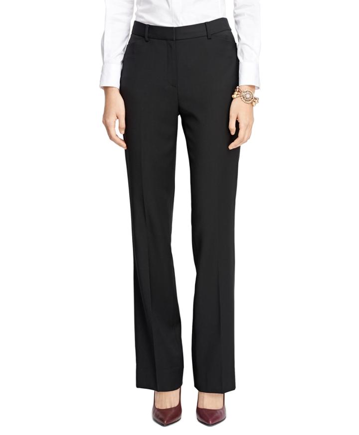 Brooks Brothers Women's Caroline Fit Wool Trousers