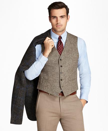 Brooks Brothers Brookstweed Donegal Vest