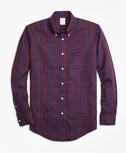 Brooks Brothers Non-iron Milano Fit Kerr Tartan Sport Shirt