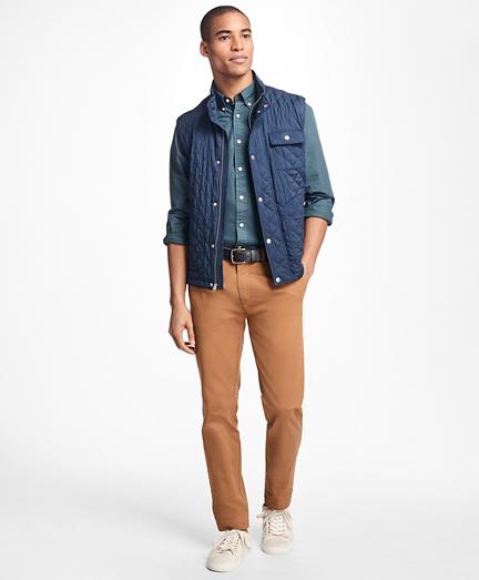 Brooks Brothers Diamond-quilted Vest