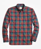Brooks Brothers Men's Buffalo Check Flannel Sport Shirt