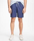 Brooks Brothers Montauk 6 Dot Print Swim Trunks