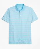 Brooks Brothers Men's Performance Series Bold Bird's-eye  Stripe Polo Shirt