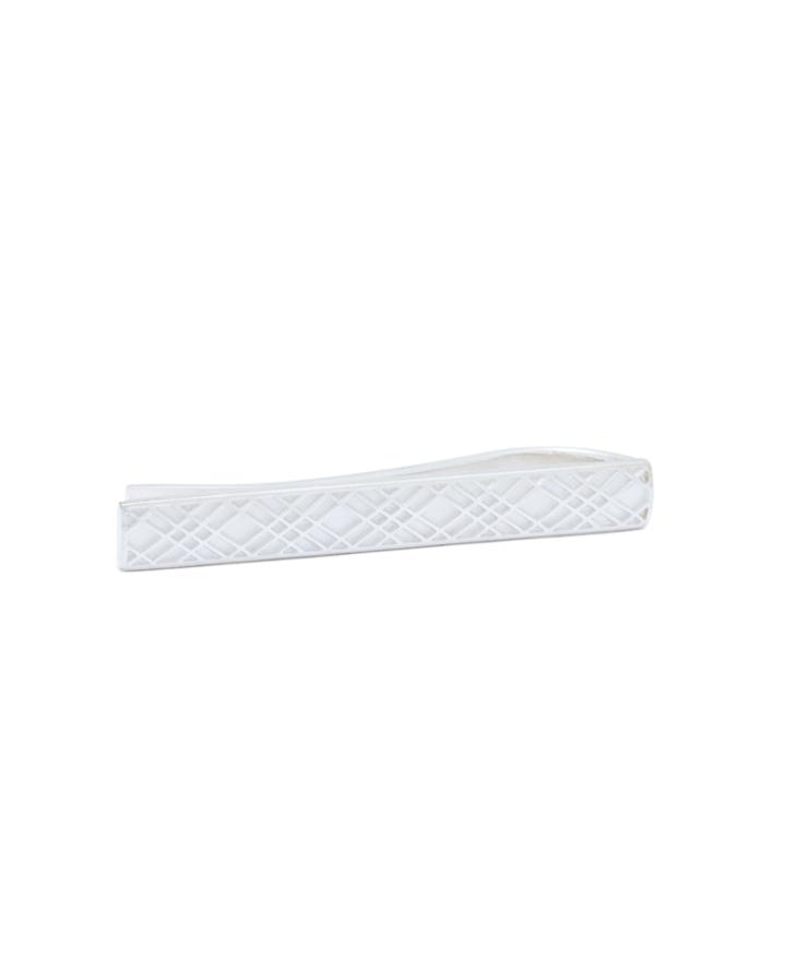 Brooks Brothers Men's Sterling Silver Crisscross Tie Bar