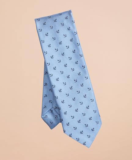 Brooks Brothers Anchor Print Silk Tie