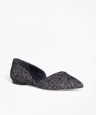 Brooks Brothers Leather Boucle D'orsay Flats