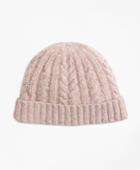 Brooks Brothers Women's Cable-knit Alpaca-wool-blend Hat