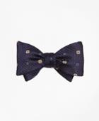 Brooks Brothers Men's Houndstooth Medallion Bow Tie