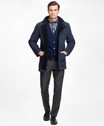 Brooks Brothers Shearling Coat