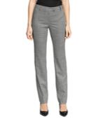 Brooks Brothers Women's Lucia Fit Bird's-eye Wool Trousers
