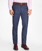 Brooks Brothers Slim-fit Pinstripe Linen Suit Trousers