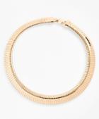 Brooks Brothers Gold-plated Omega Chain Collar Necklace