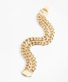 Brooks Brothers Gold-plated Two-strand Curb Chain Bracelet