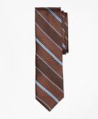 Brooks Brothers Men's Alternating Stripe Textured Silk Tie