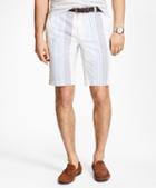 Brooks Brothers Multi-stripe Seersucker Bermuda Shorts
