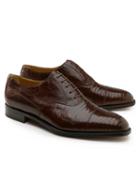 Brooks Brothers Lizard Captoe Lace-ups