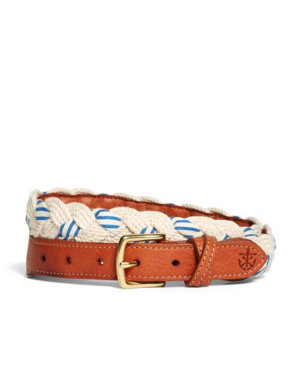 Brooks Brothers Kiel James Patrick Braided Stripe Belt