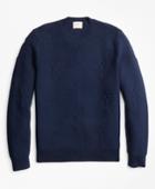 Brooks Brothers Men's Anchor-embroidered Crewneck Sweater