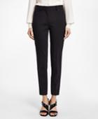 Brooks Brothers Women's Slim-fit Stretch Wool Tuxedo Pants