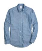 Brooks Brothers Regent Fit Chambray Anchor Sport Shirt