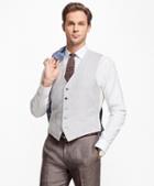 Brooks Brothers Houndscheck Linen Vest