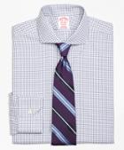 Brooks Brothers Non-iron Madison Fit Framed Twin Check Dress Shirt