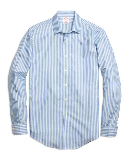 Brooks Brothers Non-iron Madison Fit Twin Stripe Sport Shirt