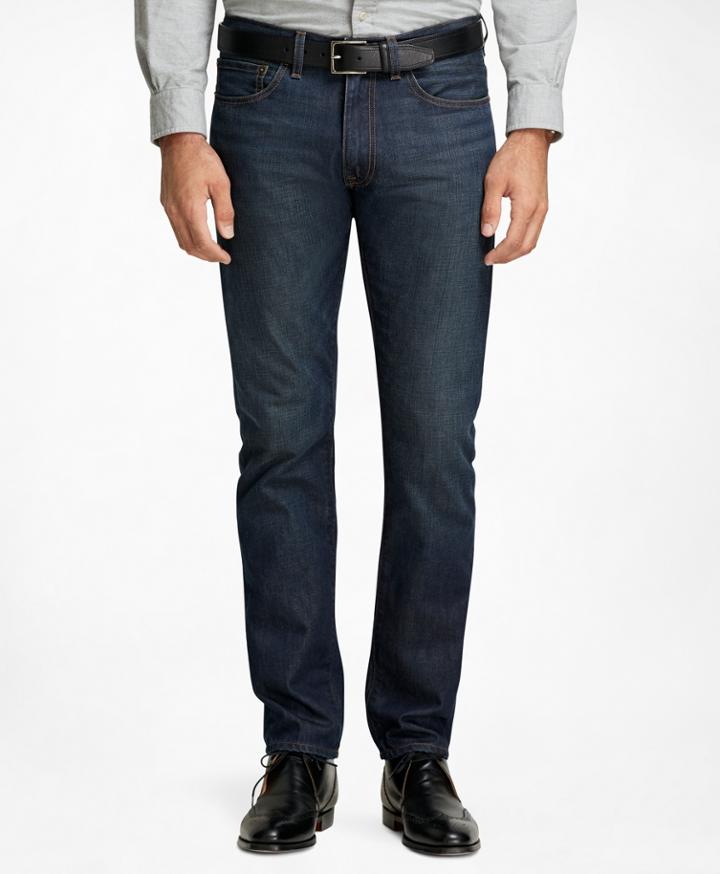 Brooks Brothers Men's Supima Denim Slim Fit Jeans